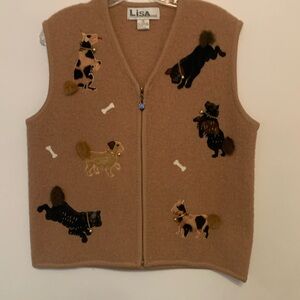 Wool Dog Vest